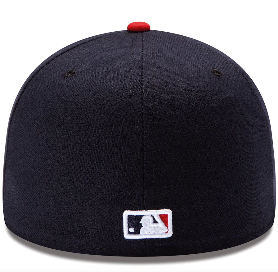 Atlanta Braves New Era Navy/Red Home Authentic Collection On-Field 59FIFTY Fitted Hat for Men product image 4, provided for