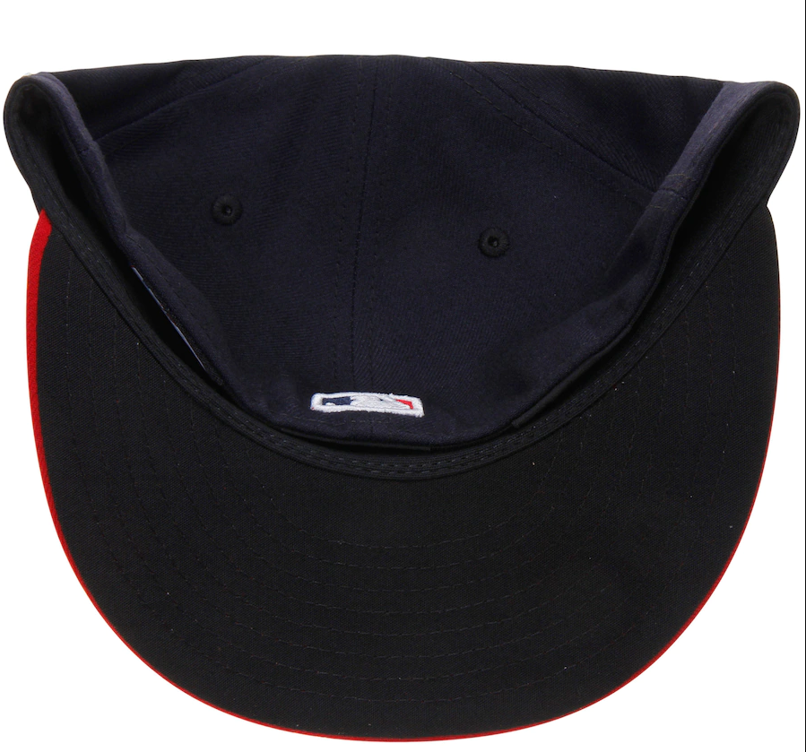 Atlanta Braves New Era Navy/Red Home Authentic Collection On-Field 59FIFTY Fitted Hat for Men product image 5, provided for