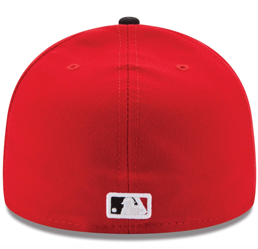 Cincinnati Reds New Era Red/Black Road Authentic Collection On-Field 59FIFTY Fitted Hat for Men product image 4, provided