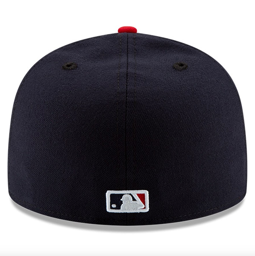 Cleveland Guardians New Era Navy/Red Home Authentic Collection On-Field 59FIFTY Fitted Hat for Men product image 4, provided