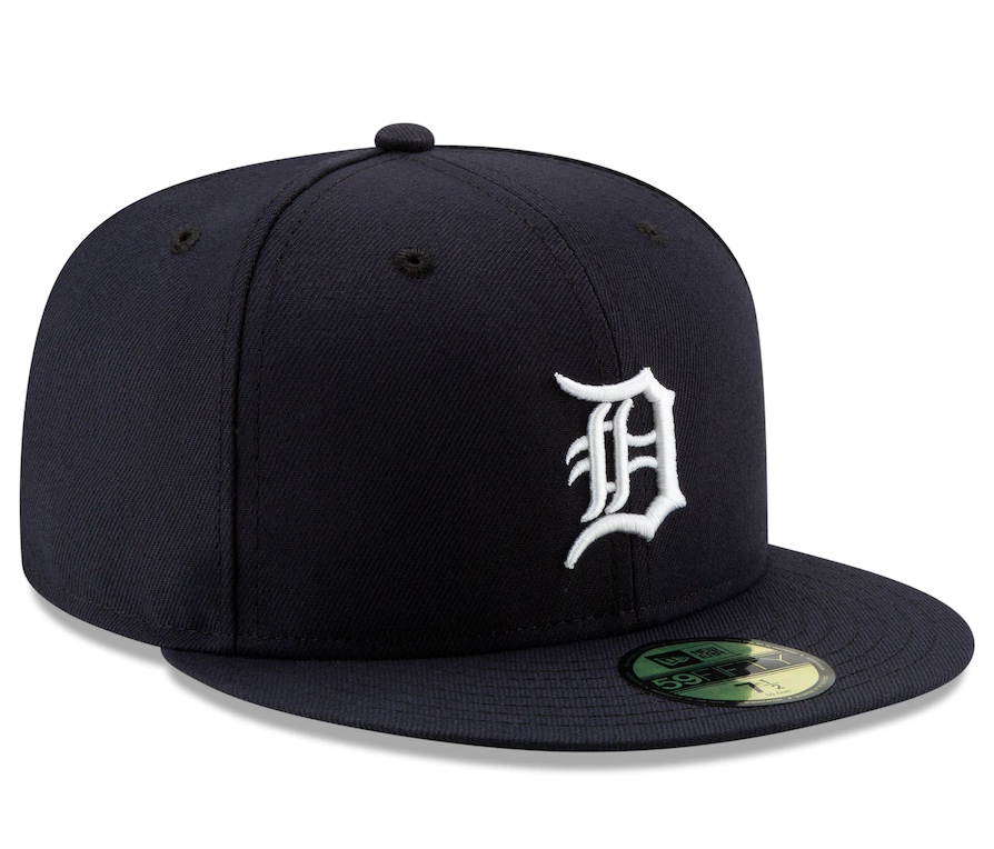 Detroit Tigers New Era Navy Home Authentic Collection On-Field Logo 59FIFTY Fitted Hat for Men product image 3, provided for