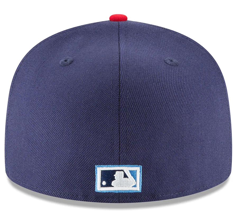 California Angels New Era 2 Tone Navy/Baby Blue Cooperstown Collection Wool 59FIFTY Fitted Hat for Men product image 4,