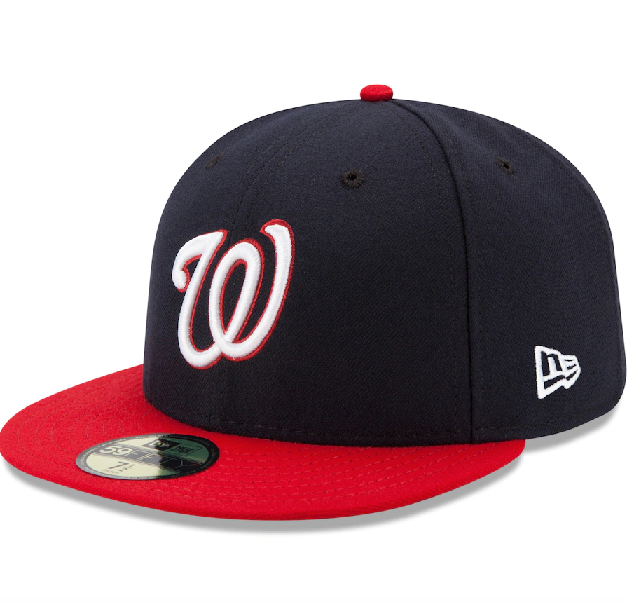 Washington Nationals New Era Navy/Red Alternate Authentic Collection On-Field 59FIFTY Fitted Hat for Men product image 1,