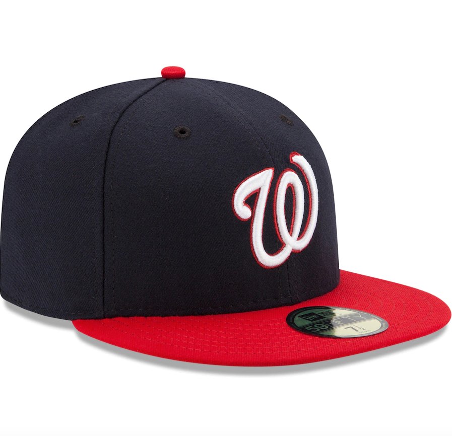 Washington Nationals New Era Navy/Red Alternate Authentic Collection On-Field 59FIFTY Fitted Hat for Men product image 3,