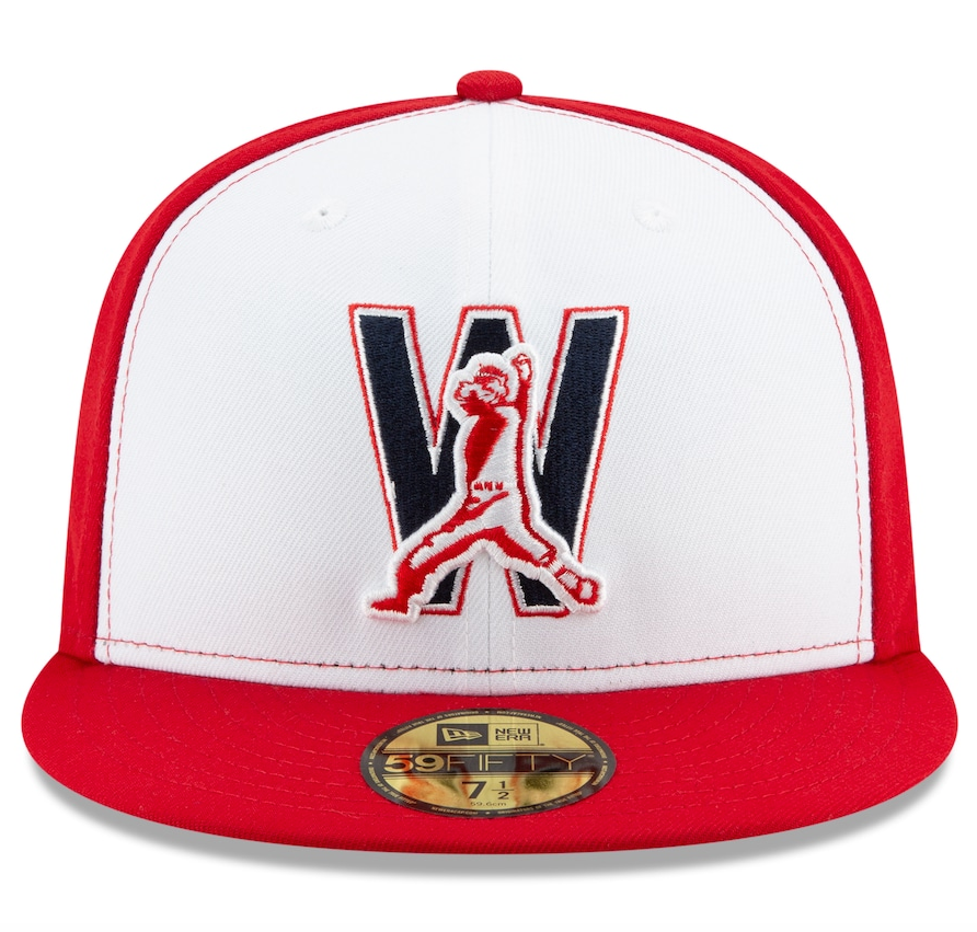 Washington Nationals New Era White Alternate 4 Authentic Collection On-Field 59FIFTY Fitted Hat for Men product image 2,