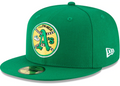 Oakland Athletics New Era Green Cooperstown Collection Wool 59FIFTY Fitted Hat for Men product image 1, provided for visual