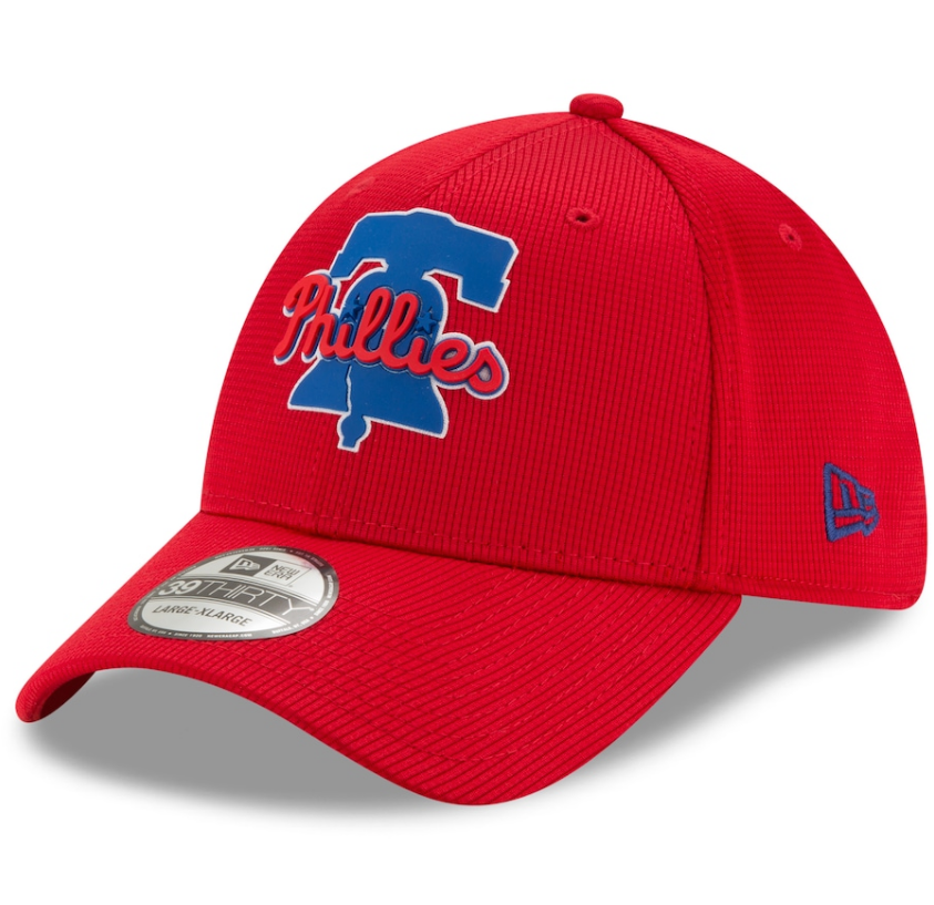 Philadelphia Phillies New Era Red 2021 Clubhouse 39THIRTY Flex Hat for Men product image 1, provided for visual reference