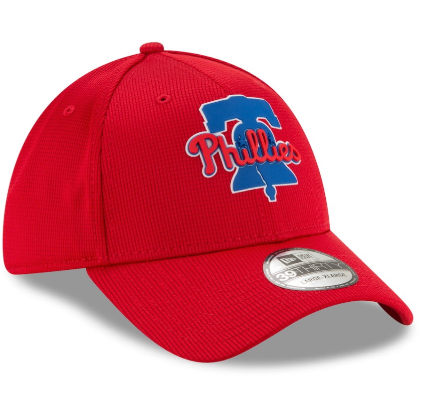 Philadelphia Phillies New Era Red 2021 Clubhouse 39THIRTY Flex Hat for Men product image 2, provided for visual reference