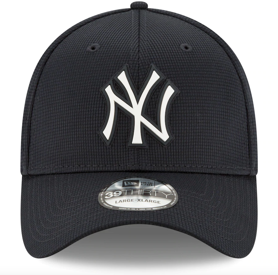 New York Yankees New Era Navy 2021 Clubhouse 39THIRTY Flex Hat for Men product image 2, provided for visual reference and