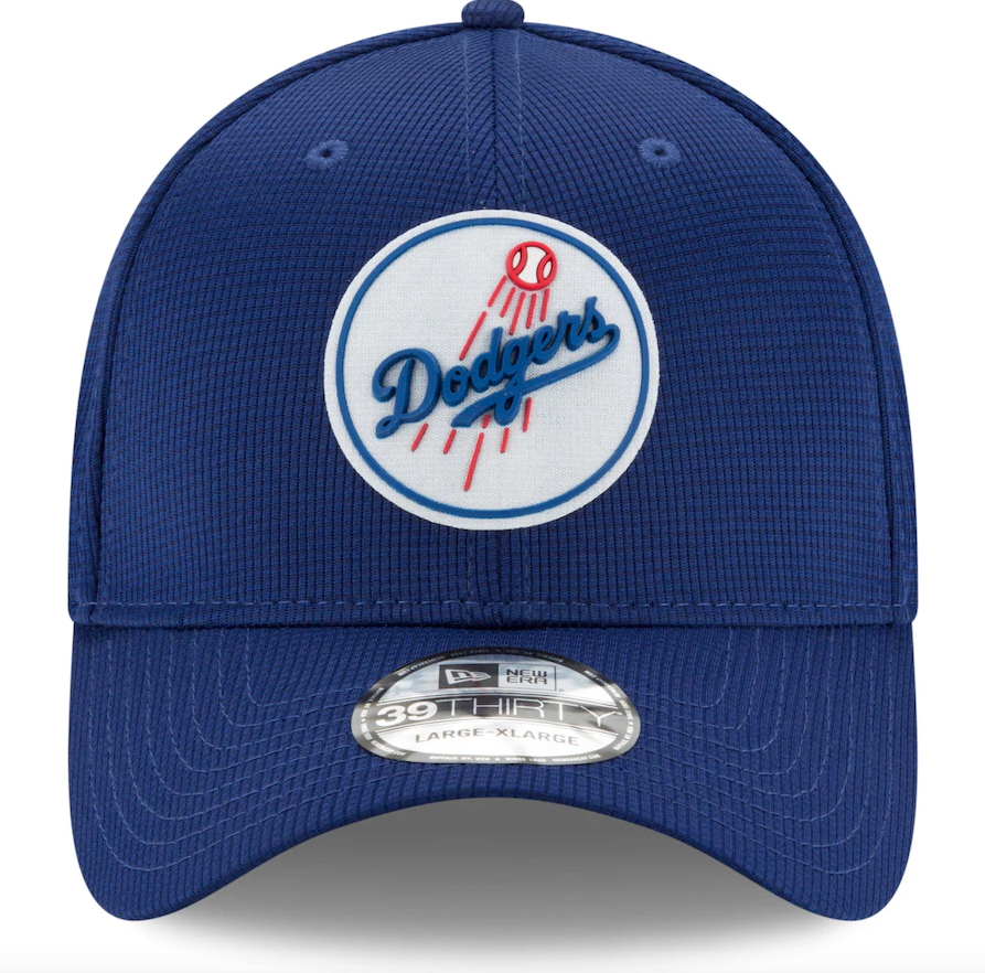 Los Angeles Dodgers New Era Royal 2021 Clubhouse 39THIRTY Flex Hat for Men product image 2, provided for visual reference