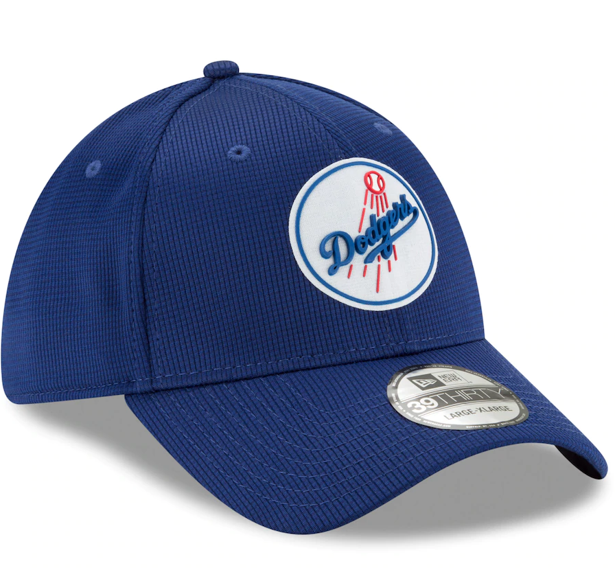 Los Angeles Dodgers New Era Royal 2021 Clubhouse 39THIRTY Flex Hat for Men product image 3, provided for visual reference