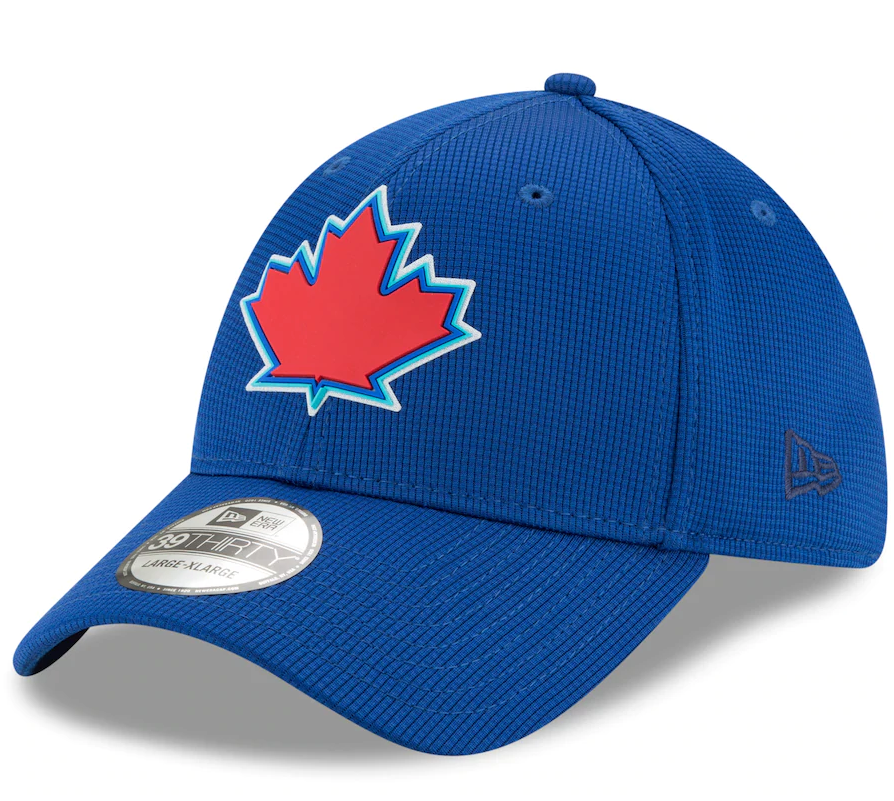 Toronto Blue Jays New Era Royal 2021 Clubhouse 39THIRTY Flex Hat for Men product image 1, provided for visual reference and
