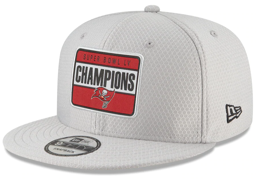 Tampa Bay Buccaneers New Era Gray Super Bowl LV Champions Parade 9FIFTY Snapback Adjustable Hat for Men product image 1,