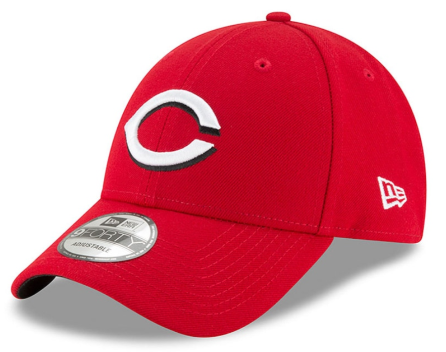 Cincinnati Reds New Era Red League 9FORTY Adjustable Hat for Men product image 1, provided for visual reference and product