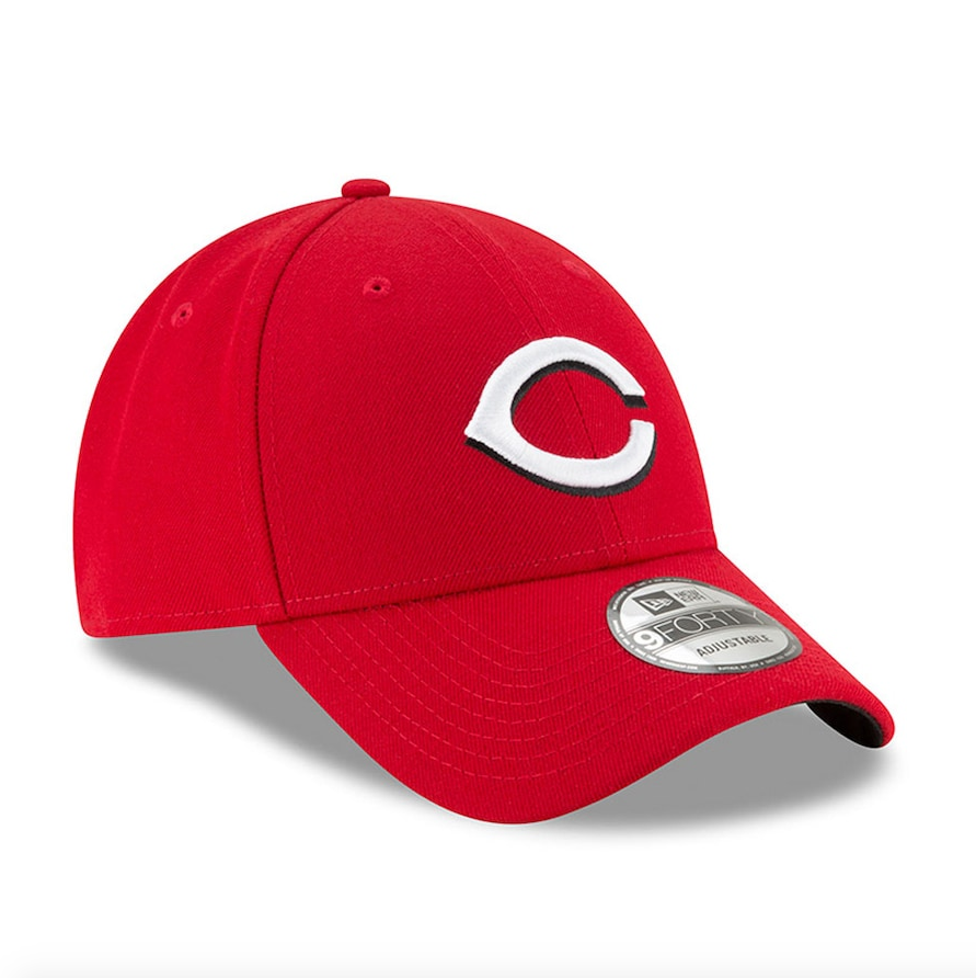 Cincinnati Reds New Era Red League 9FORTY Adjustable Hat for Men product image 3, provided for visual reference and product