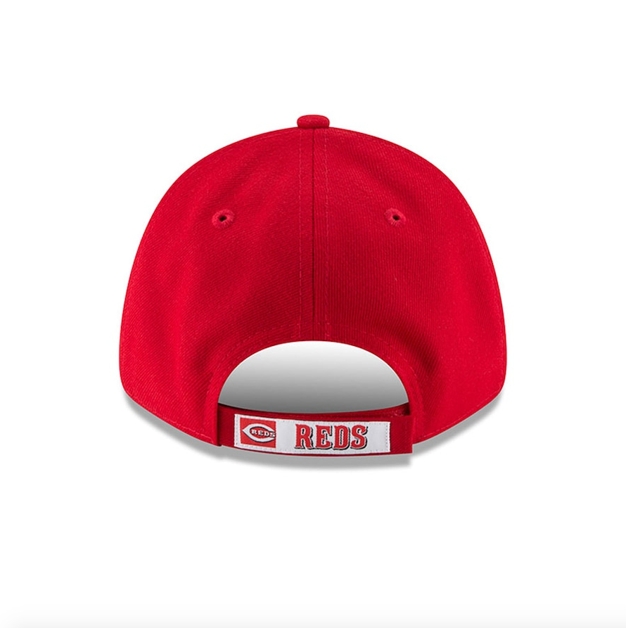 Cincinnati Reds New Era Red League 9FORTY Adjustable Hat for Men product image 4, provided for visual reference and product