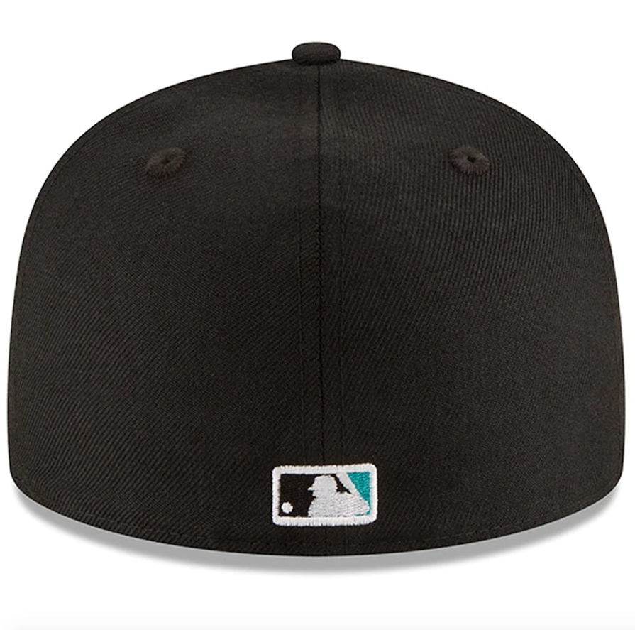 Florida Marlins New Era Black 1997 World Series Wool 59FIFTY Fitted Hat for Men product image 4, provided for visual