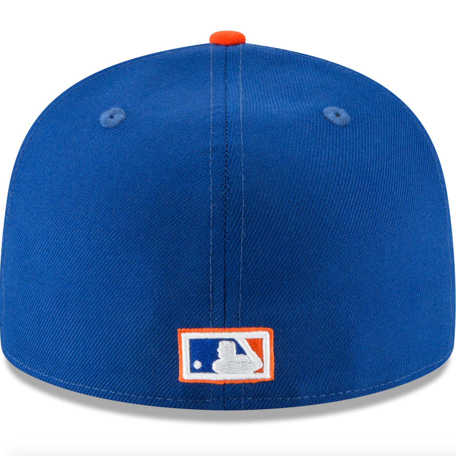 New York Mets New Era Blue 1962 Cooperstown Collection Wool 59FIFTY Fitted Hat for Men product image 4, provided for visual