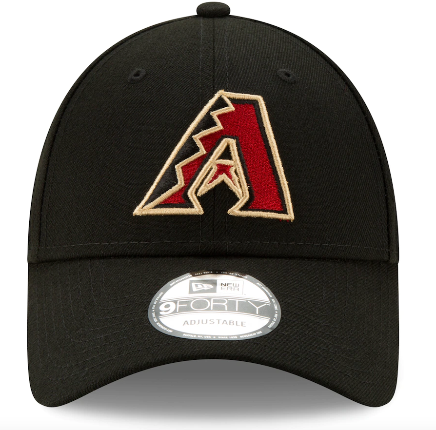 Arizona Diamondbacks New Era Black Game The League 9FORTY Adjustable Hat for Men product image 2, provided for visual