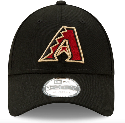 Arizona Diamondbacks New Era Black Game The League 9FORTY Adjustable Hat for Men product image 2, provided for visual