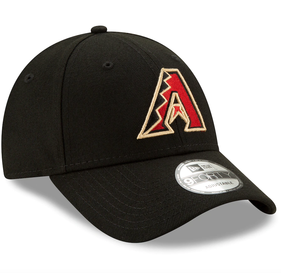 Arizona Diamondbacks New Era Black Game The League 9FORTY Adjustable Hat for Men product image 3, provided for visual