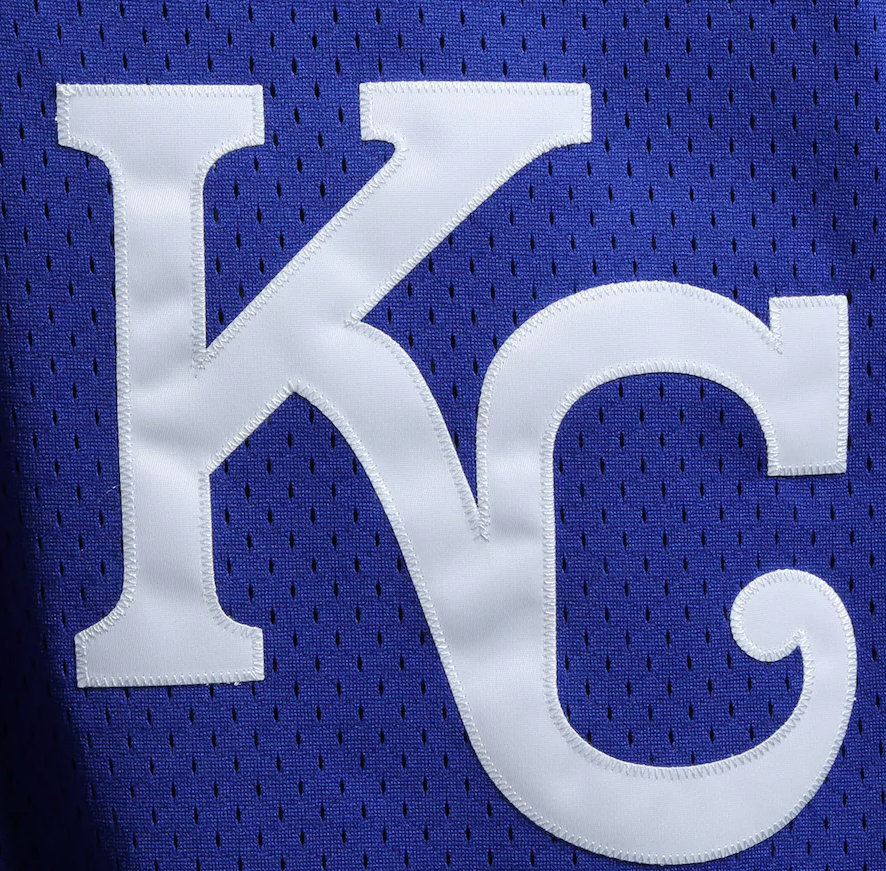 Men’s Mitchell & Ness Authentic Replica Bo Jackson Kansas City Royals 1989 Blue Mesh Batting Practice Jersey product image