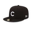 Copy of Men Chicago Cubs Black and White 59FIFTY Fitted Hat product image 1, provided for visual reference and product