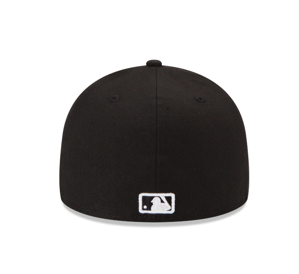 Copy of Men Chicago Cubs Black and White 59FIFTY Fitted Hat product image 4, provided for visual reference and product