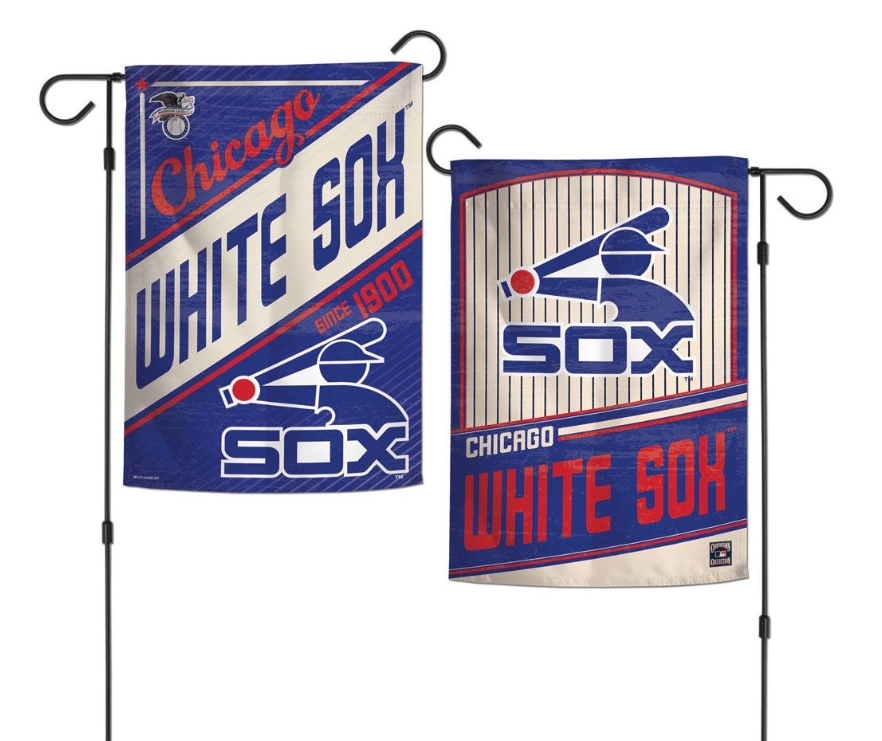 MLB Chicago White Sox MLB 12.5X18 Cooperstown Garden Flag By Wincraft product image 1, provided for visual reference and