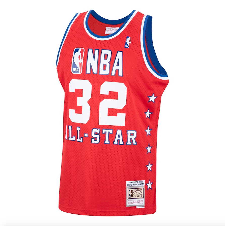 Magic Johnson Mitchell & Ness Western Conference 1988 All-Star Hardwood Classics Swingman Jersey - Red for Men product image