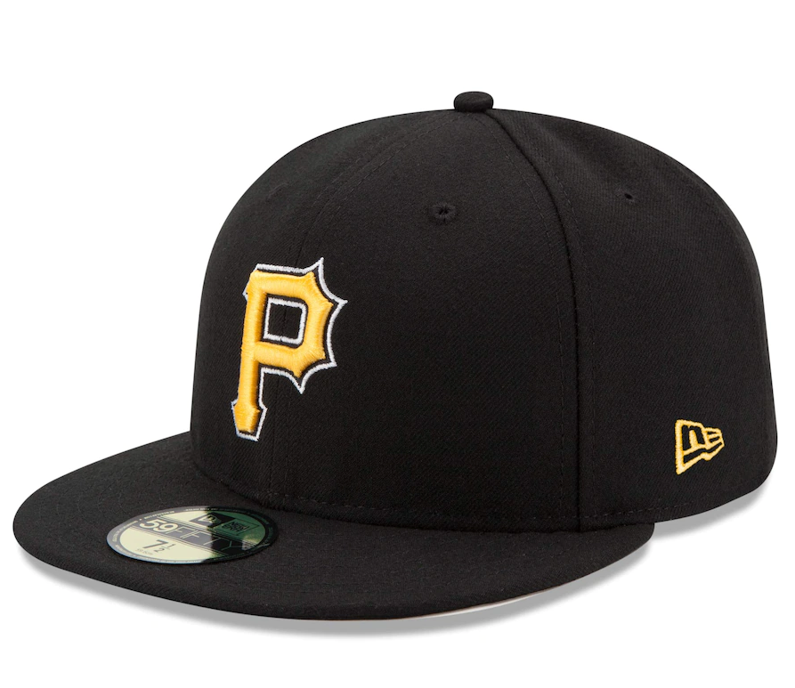Pittsburgh Pirates New Era Black Game Alternate Authentic Collection On-Field 59FIFTY Fitted Hat for Men product image 1,