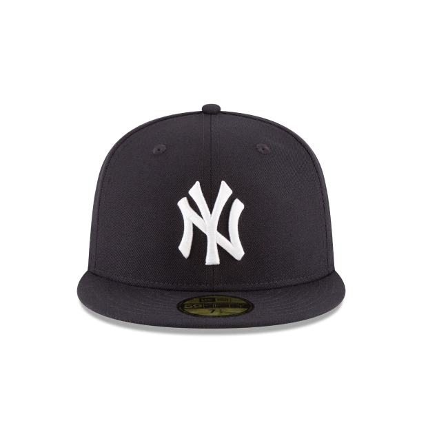 New York Yankees New Era 1998 World Series Wool 59FIFTY Fitted Hat - Navy product image 2, provided for visual reference and