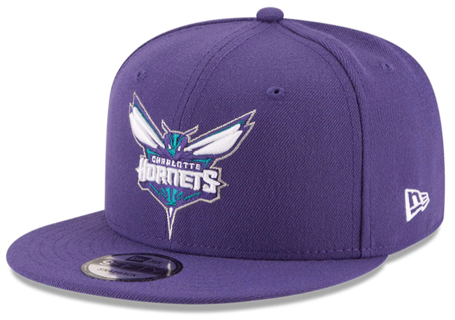 Charlotte Hornets New Era Purple Official Team Color 9FIFTY Adjustable Snapback Hat for Men product image 1, provided for
