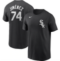 Chicago White Sox Eloy Jimenez Nike Black Name & Number T-Shirt for Men product image 1, provided for visual reference and