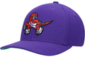 Mens NBA Toronto Raptors Purple Team Ground Snapback Hat By Mitchell And Ness product image 1, provided for visual reference