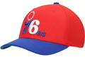 Mitchell & Ness Red/Royal Philadelphia 76ers Hardwood Classics Wool Two-Tone Redline Snapback Hat for Men product image 1,