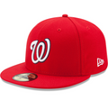 Washington Nationals New Era Red Game Authentic Collection On-Field 59FIFTY Fitted Hat for Men product image 1, provided for