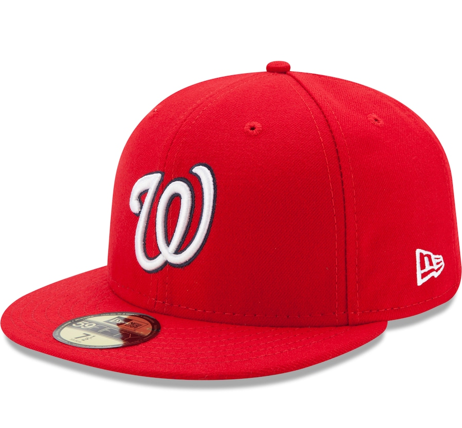 Washington Nationals New Era Red Game Authentic Collection On-Field 59FIFTY Fitted Hat for Men product image 1, provided for