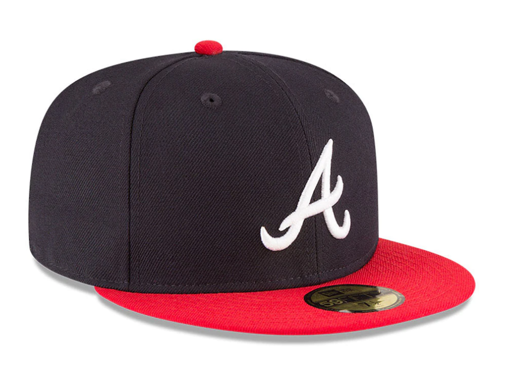 Atlanta Braves New Era 1995 World Series Wool 59FIFTY Fitted Hat - Navy product image 3, provided for visual reference and