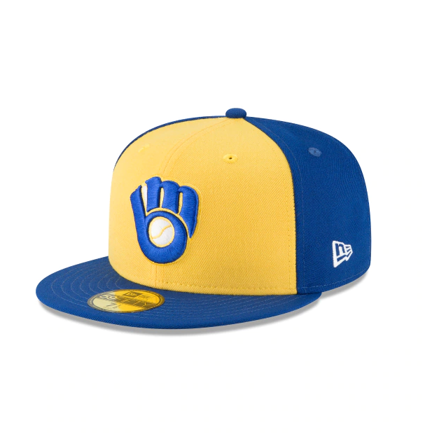 Milwaukee Brewers Cooperstown Collection 1978 59Fifty Fitted Royal/ Yellow Hat product image 7, provided for visual