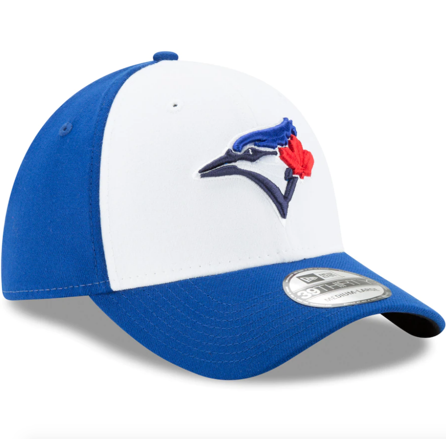 Toronto Blue Jays New Era White Alternate 3 Team Classic 39THIRTY Flex Hat for Men product image 3, provided for visual