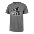 Men’s Chicago White Sox Batterman Logo Slate Gray ’47 Imprint Club T-Shirt product image 1, provided for visual reference