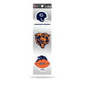 Chicago Bears 3-Piece Retro Spirit Decals product image 1, provided for visual reference and product detail review