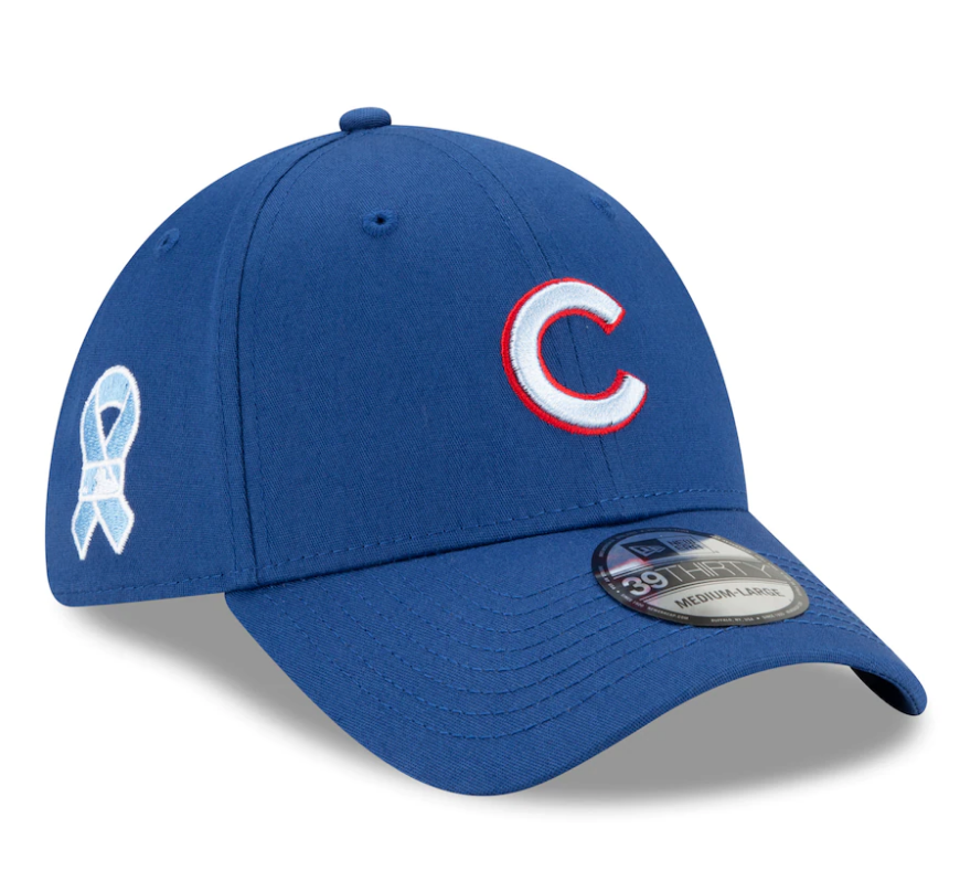 Chicago Cubs New Era Fathers Day 2021 Blue MLB 39THIRTY Flex Hat product image 1, provided for visual reference and product