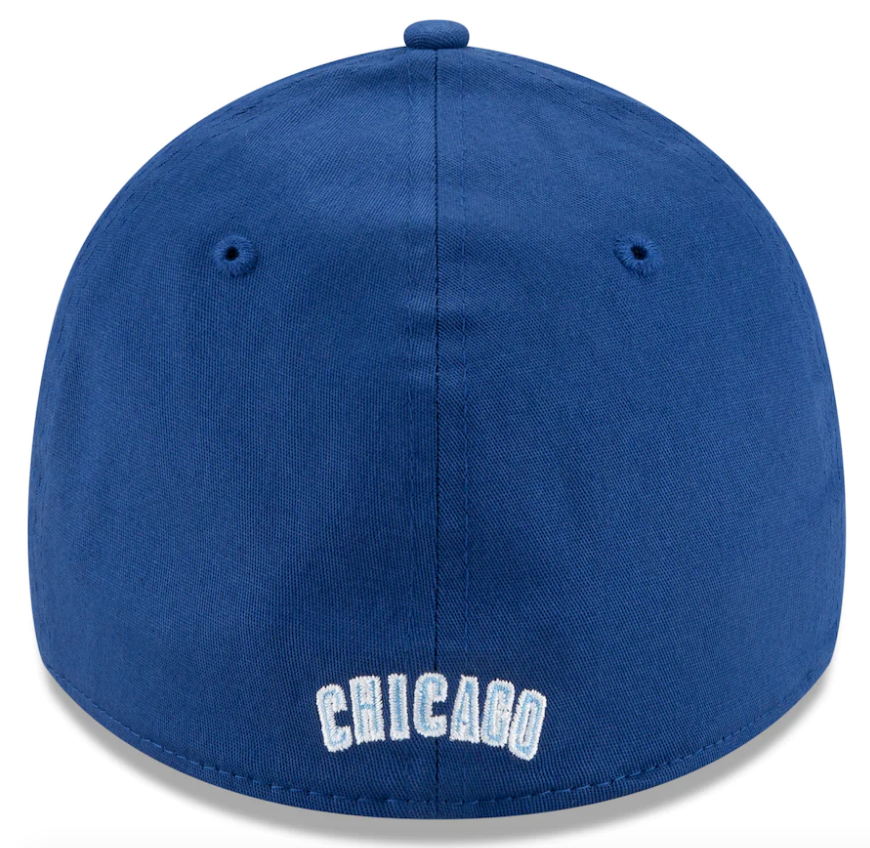 Chicago Cubs New Era Fathers Day 2021 Blue MLB 39THIRTY Flex Hat product image 4, provided for visual reference and product