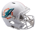 Miami Dolphins Full Size Speed Replica Helmet product image 1, provided for visual reference and product detail review