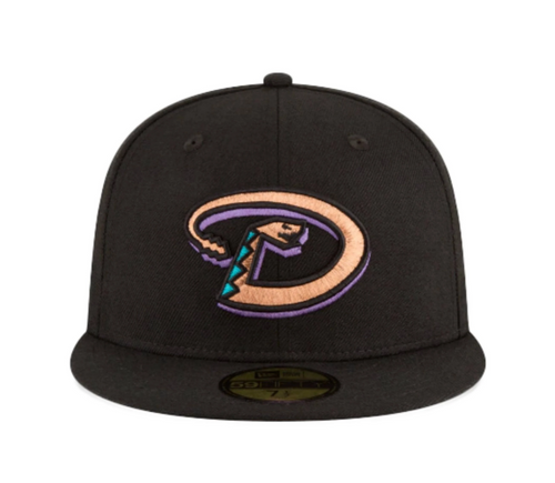 Arizona Diamondbacks New Era Black 2001 World Series Wool 59FIFTY Fitted Hat for Men product image 2, provided for visual