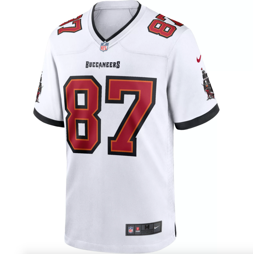 Nike Rob Gronkowski White Tampa Bay Buccaneers Game Jersey for Men product image 2, provided for visual reference and