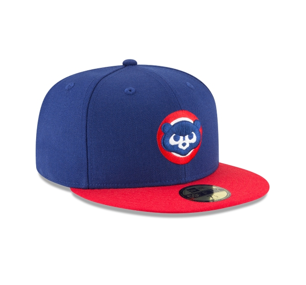 Chicago Cubs New Era Royal/Red Cooperstown 1979 2-Tone 59FIFTY Fitted Hat for Men product image 3, provided for visual