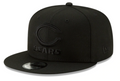 Chicago Bears New Era Black On Black Primary Logo Basic 9FIFTY Adjustable Hat - Black product image 1, provided for visual
